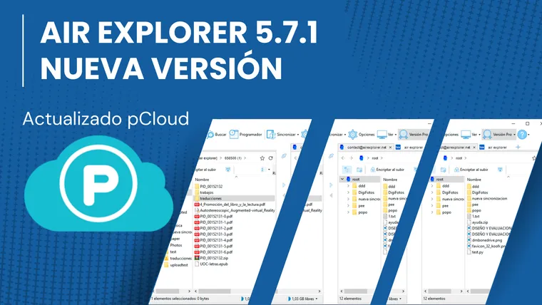 Air Explorer 5.7.1, nueva versión