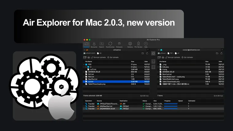 Air Explorer for Mac 2.0.3, new version