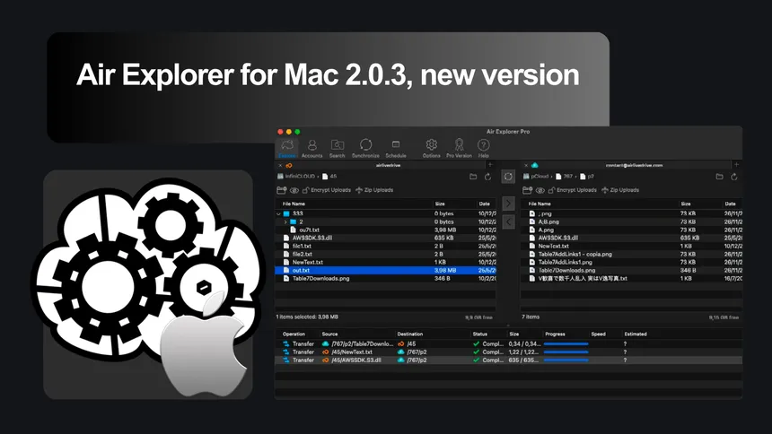 Air Explorer for Mac 2.0.3, new version