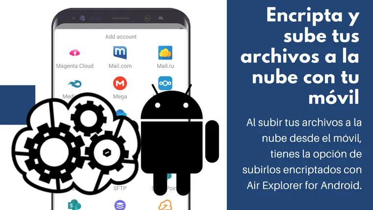 Encripta y sube tus archivos a la nube con tu móvil