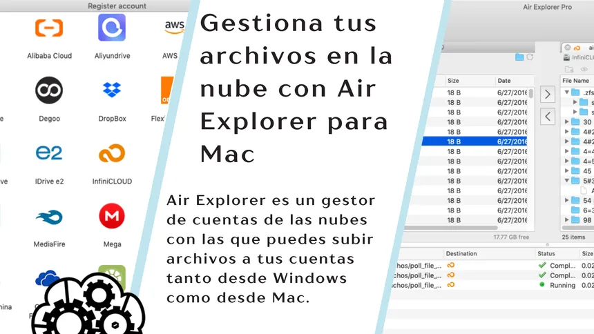 Gestiona tus archivos en la nube con Air Explorer para Mac