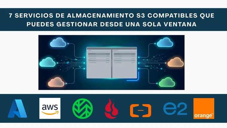 7 Servicios de almacenamiento S3 compatibles que puedes gestionar desde una sola ventana