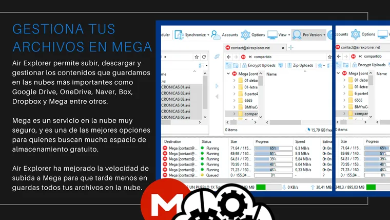 Gestiona tus archivos en Mega