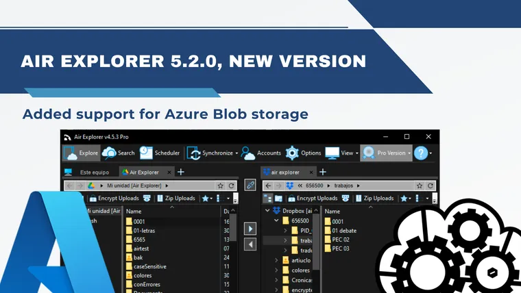 Air Explorer 5.2.0, new version