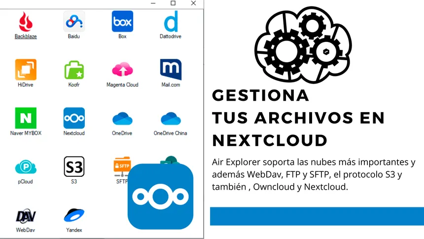 Gestiona tus archivos en Nextcloud