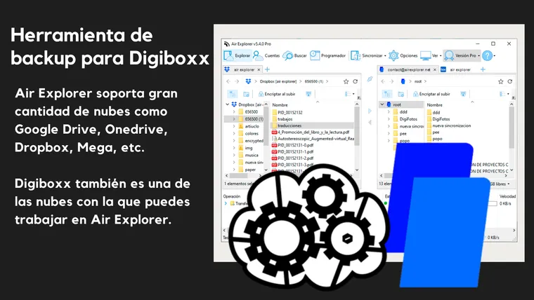 Herramienta de backup para Digiboxx