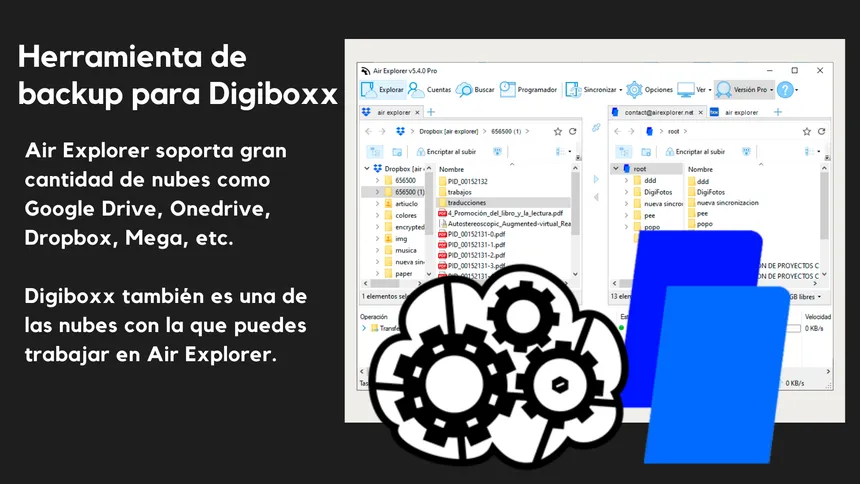 Herramienta de backup para Digiboxx