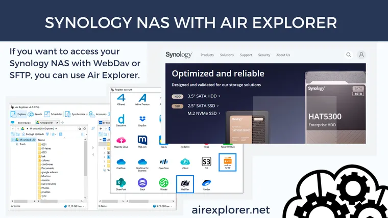 Synology NAS with Air Explorer