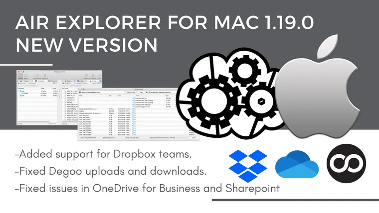 Air Explorer for Mac 1.19.0, new version
