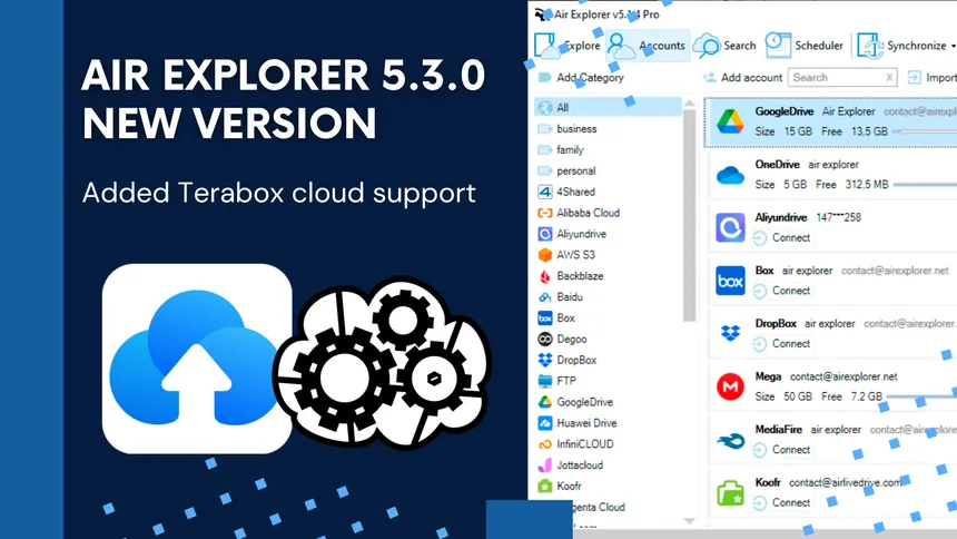 Air Explorer 5.3.0, new version