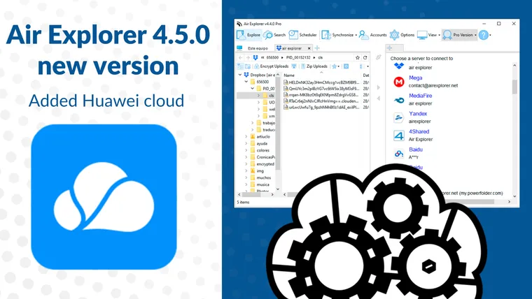 Air Explorer 4.5.0, new version