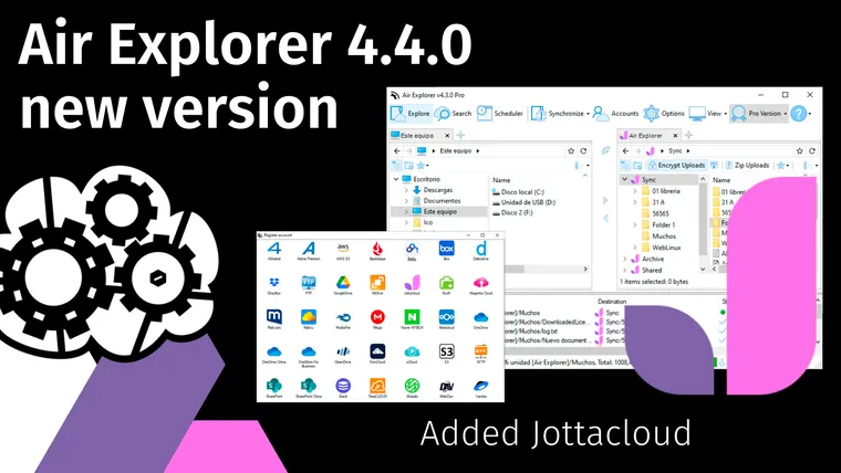Air Explorer 4.4.0, new version