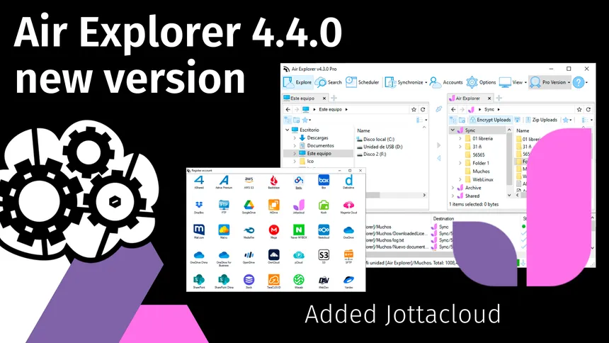 Air Explorer 4.4.0, new version