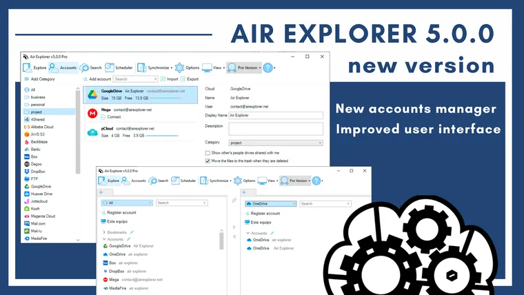 Air Explorer 5.0.0, new version