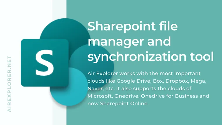 Sharepoint file manager and synchronization tool