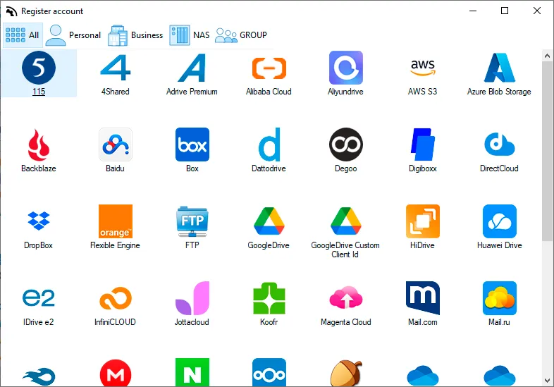 Sube tus archivos a 115.com con Air Explorer