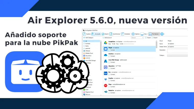 Air Explorer 5.6.0, nueva versión
