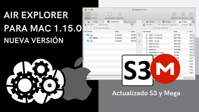 Air Explorer para Mac 1.15.0, nueva version
