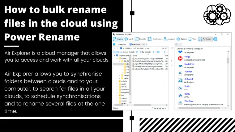 How to bulk rename files in the cloud using Power Rename