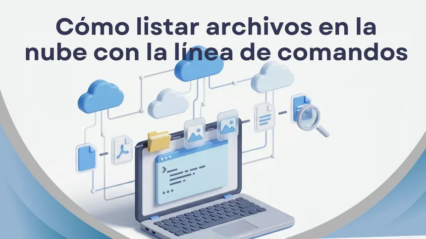 Cómo listar archivos en la nube con la línea de comandos