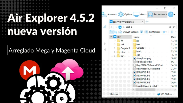 Air Explorer 4.5.2, nueva version