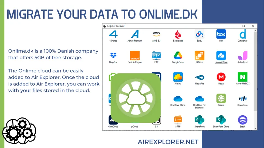 Migrate your data to Onlime.dk