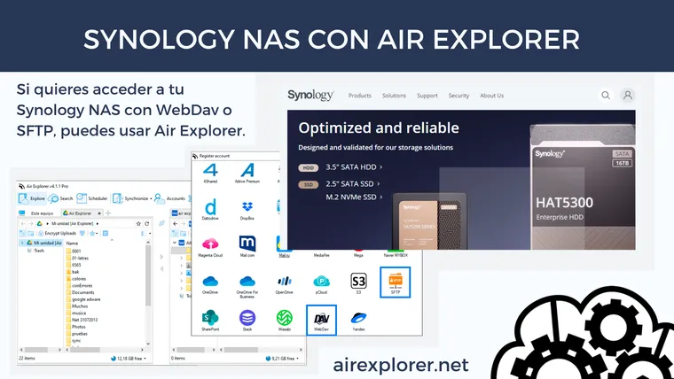 Synology NAS con Air Explorer