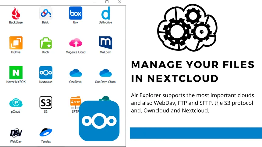 Manage your files in Nextcloud