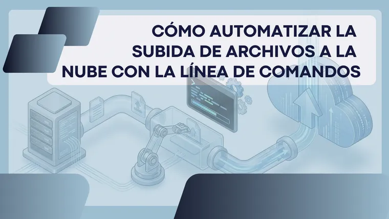 Cómo automatizar la subida de archivos a la nube con la línea de comandos