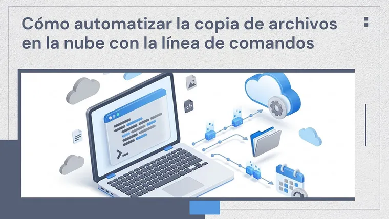 Cómo automatizar la copia de archivos en la nube con la línea de comandos