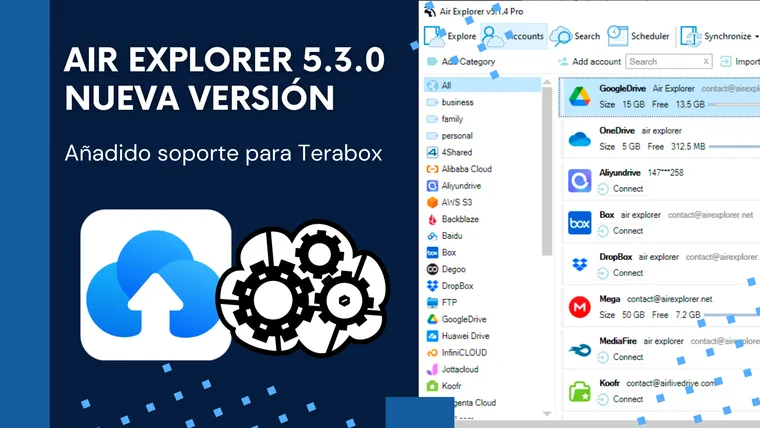 Air Explorer 5.3.0, nueva versión