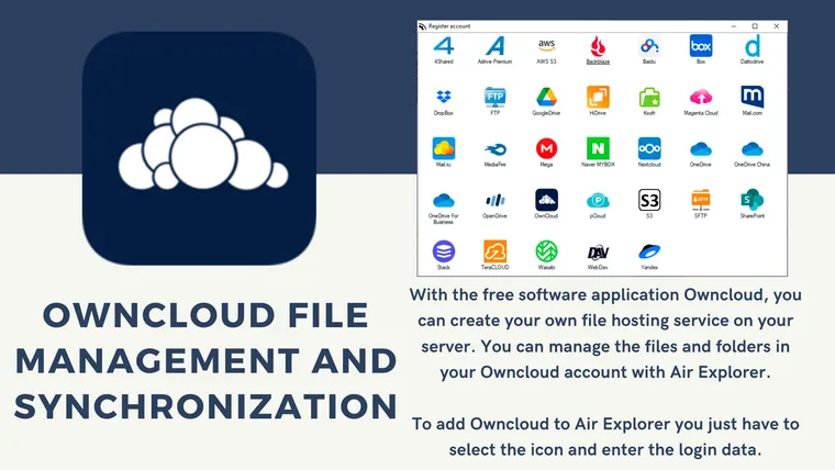 Owncloud file management and synchronization