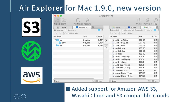 Air Explorer 1.9.0 for Mac, new version