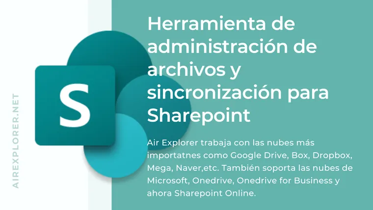 Herramienta de administración de archivos y sincronización para Sharepoint