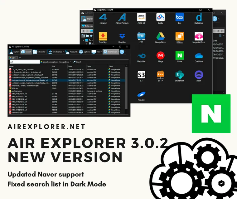 Air Explorer 3.0.2, new version