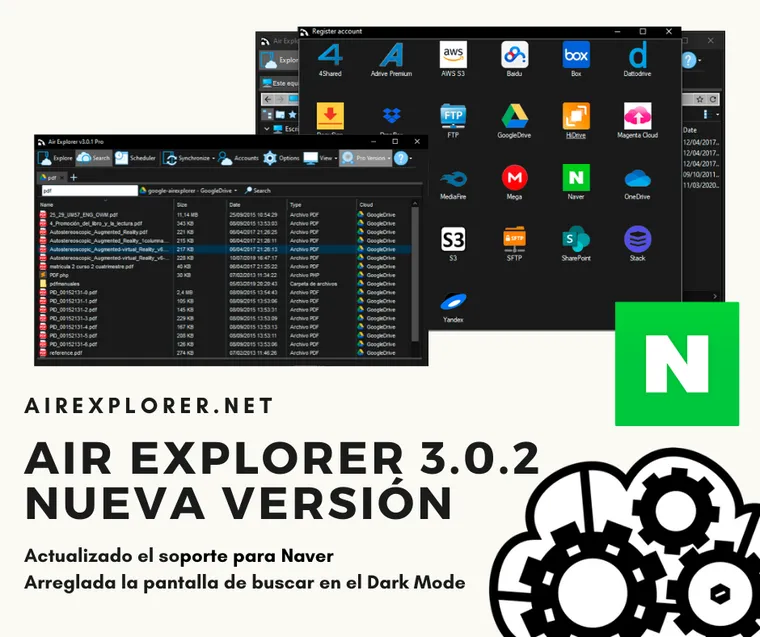 Air Explorer 3.0.2, nueva versión