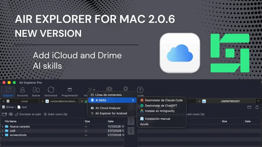 Air Explorer for Mac 2.0.6, new version