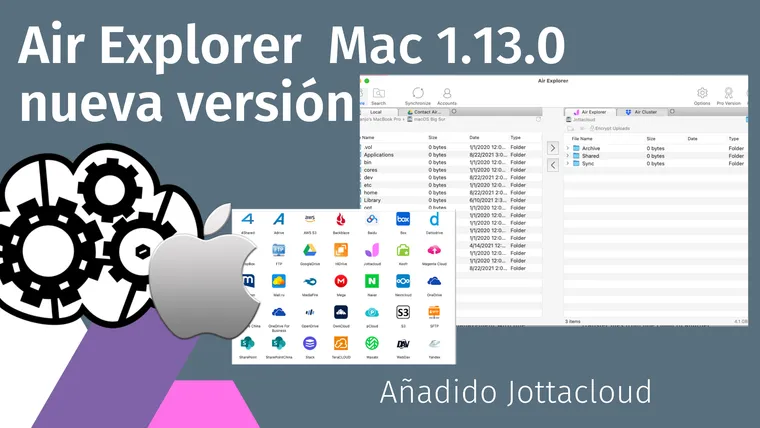 Air Explorer para Mac 1.13.0, nueva version