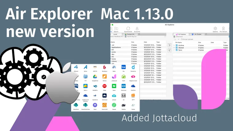 Air Explorer for Mac 1.13.0, new version