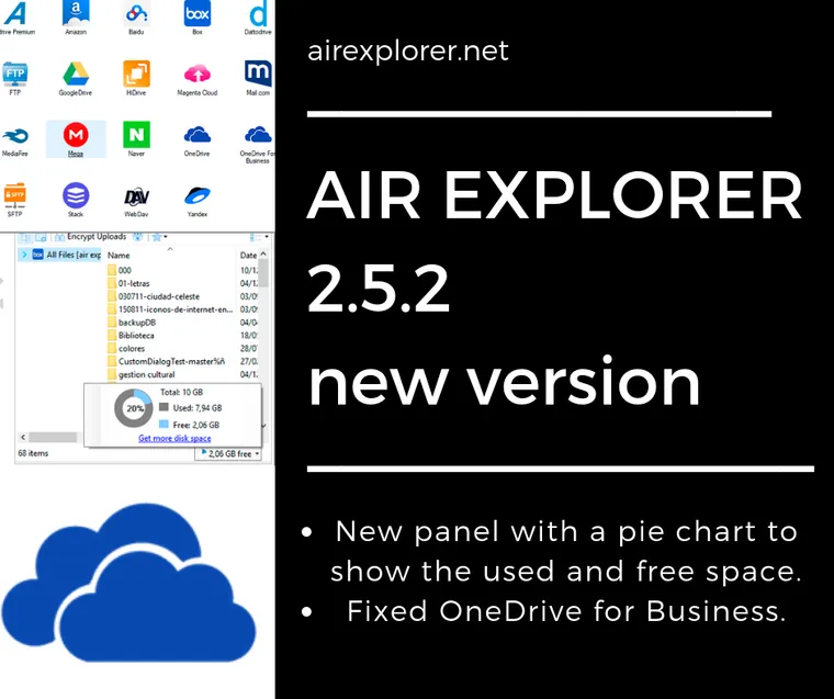 Air Explorer 2.5.2, new version