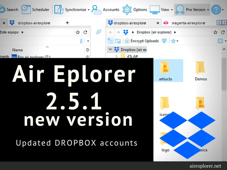 Air Explorer 2.5.1 new version