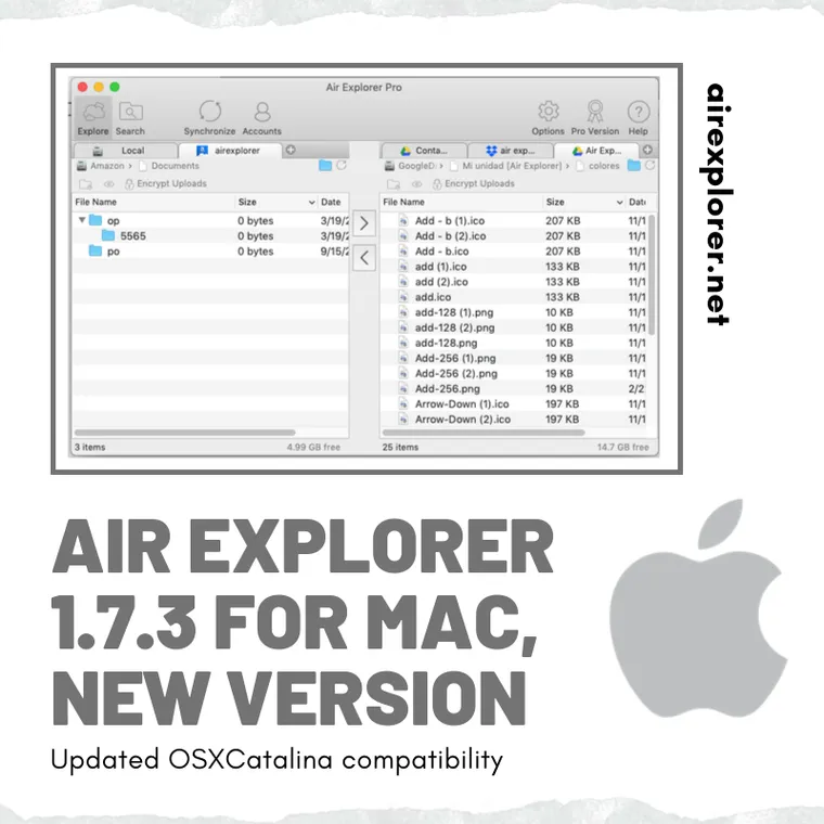 Air Explorer 1.7.3 for Mac, new version
