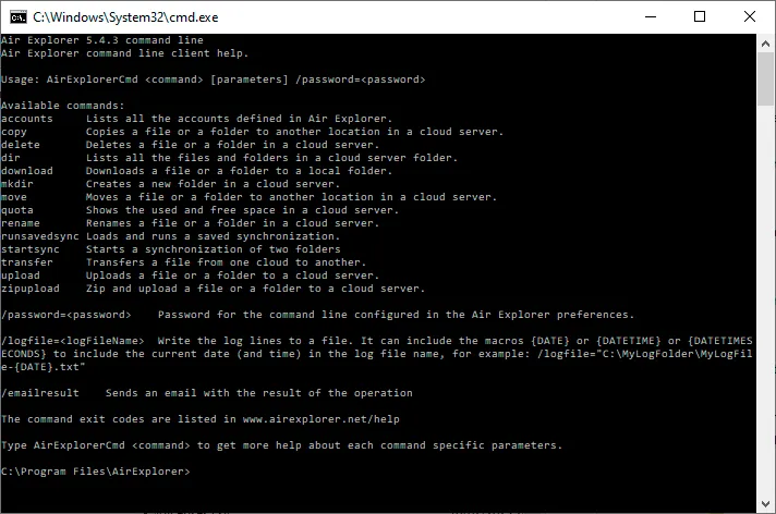 Manage your cloud files using the command line
