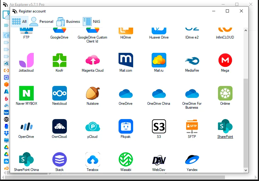 Air Explorer is a versatile tool that allows users to manage multiple cloud services