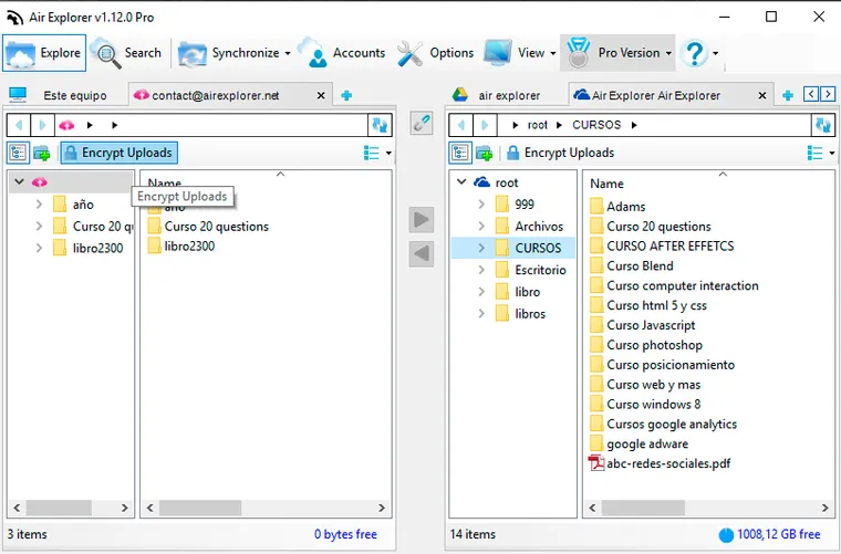 Encryption protocol in Air Explorer