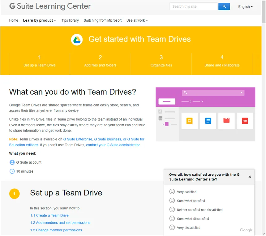 Google Team Drives in Air Explorer