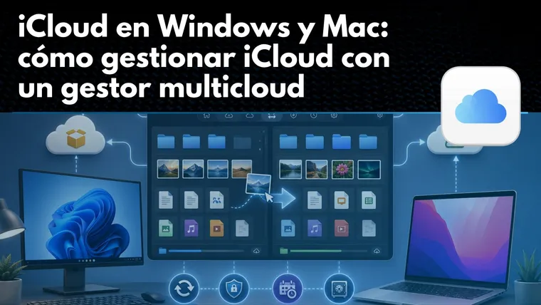 iCloud en Windows y Mac: cómo gestionar iCloud con un gestor multicloud