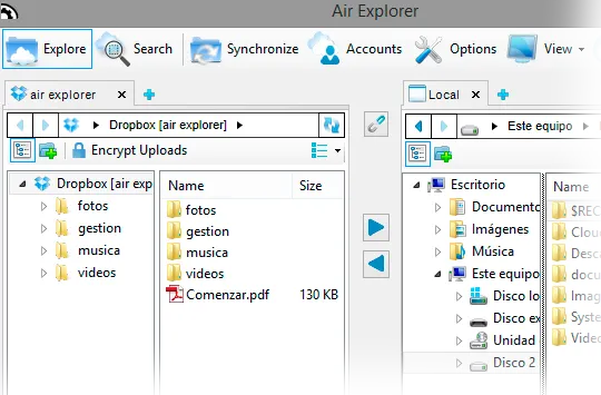 Air Explorer 1.1.2, new version
