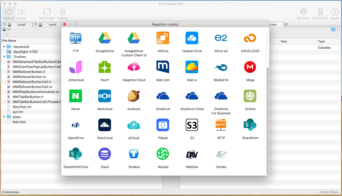 Using PikPak with Air Explorer for Mac