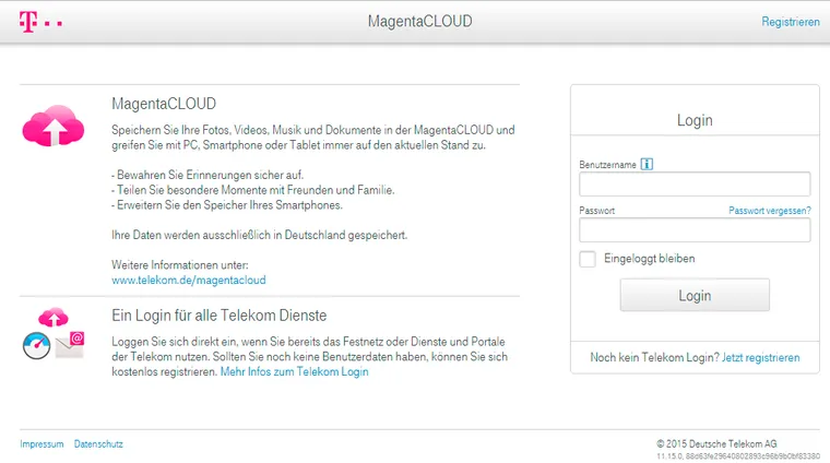 MagentaCLOUD in Air Explorer